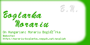 boglarka morariu business card